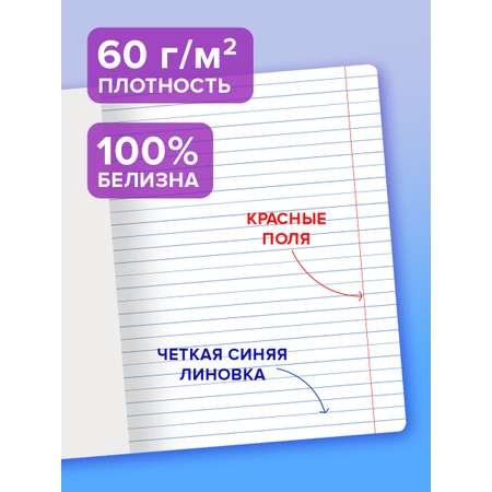Общая тетрадь Brauberg линейка