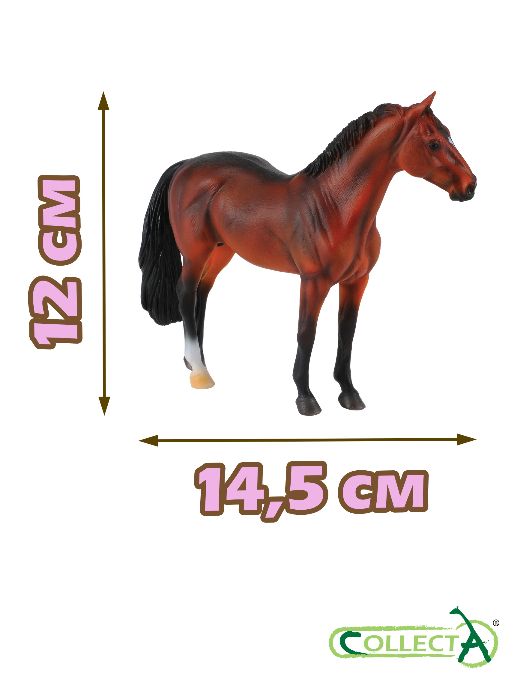 Фигурка Collecta Ганноверский жеребец пегий - фото 2