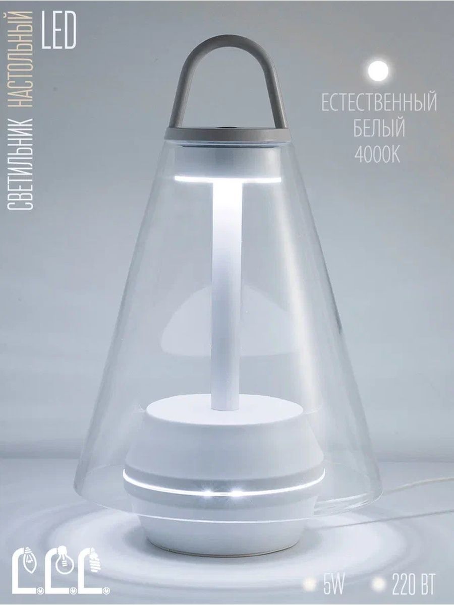 Настольный светильник LLL KT8868 прозрачный Птицы с вращением на 360 градусов - фото 9