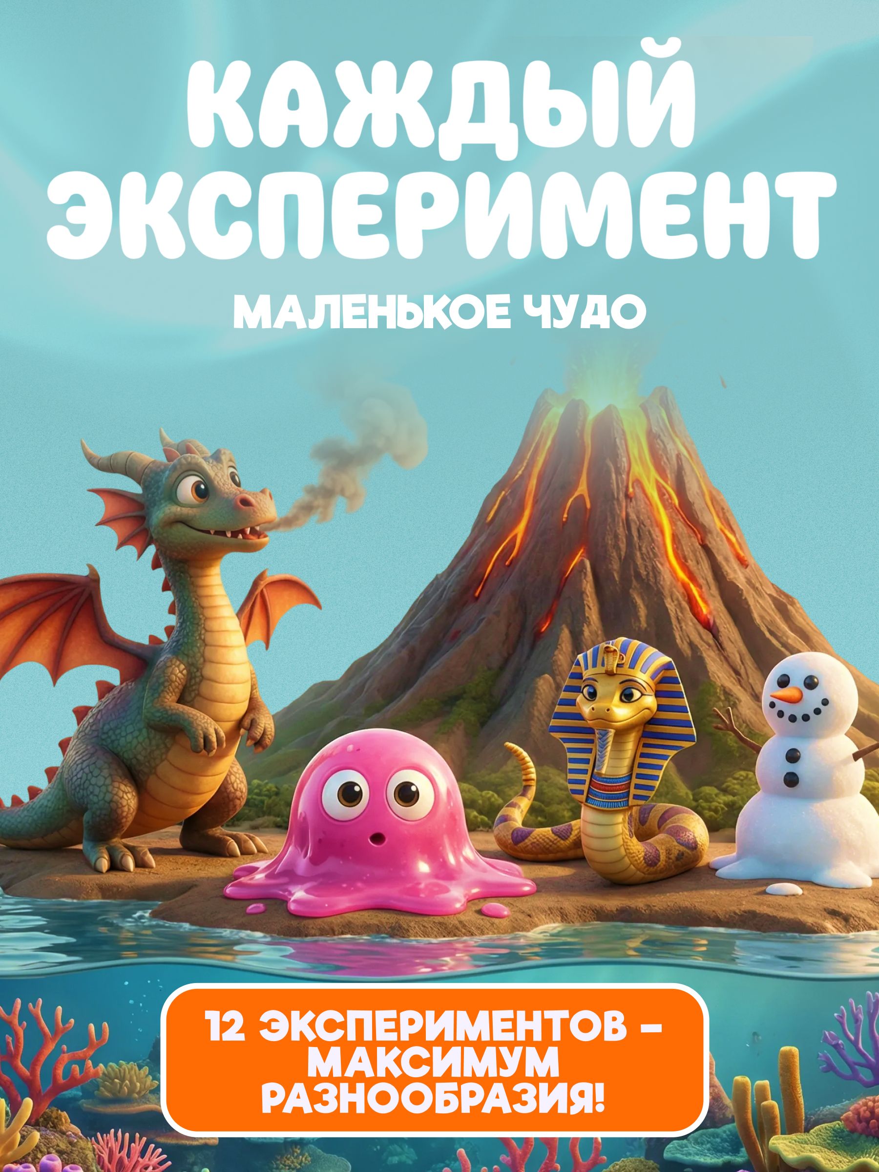 Набор для опытов Наукасити Удивительная химия 12 в 1 - фото 3