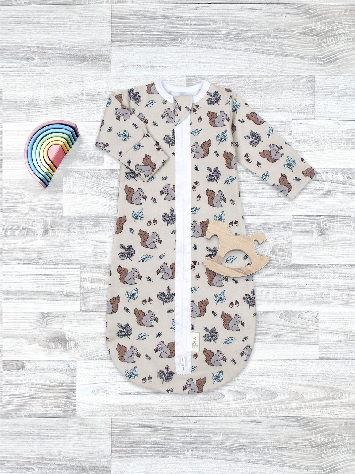 Конверт спальный Mjolk бежевый - фото 1