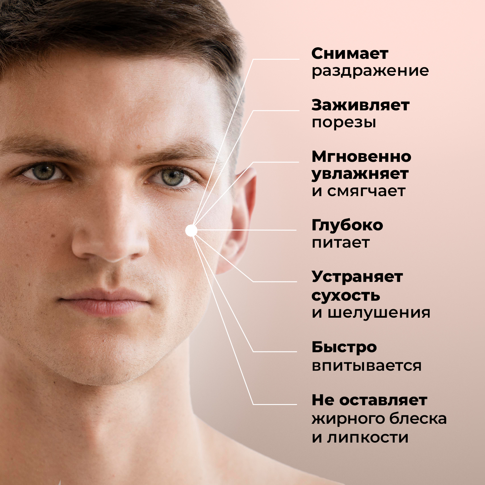 Крем после бритья NUZHNOE против раздражения 200 мл - фото 3