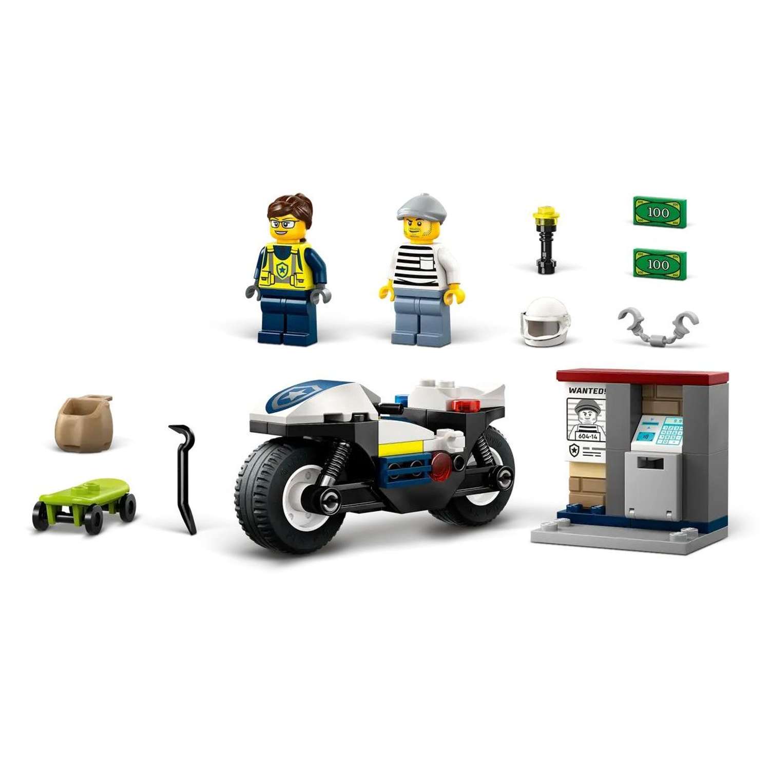 Конструктор LEGO City Погоня блочный - фото 4