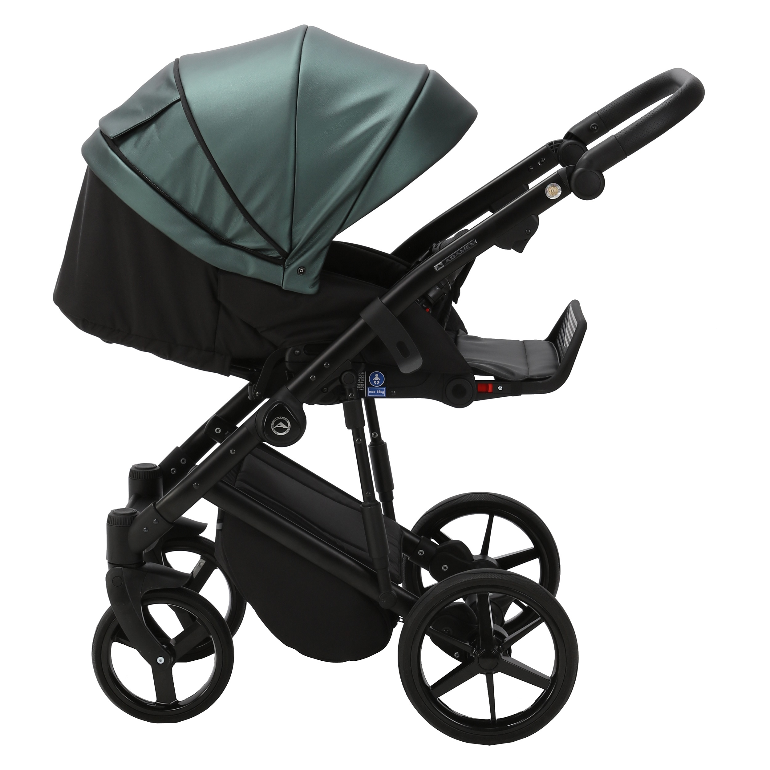 Коляска 3в1 Adamex Mobi Deluxe - фото 7