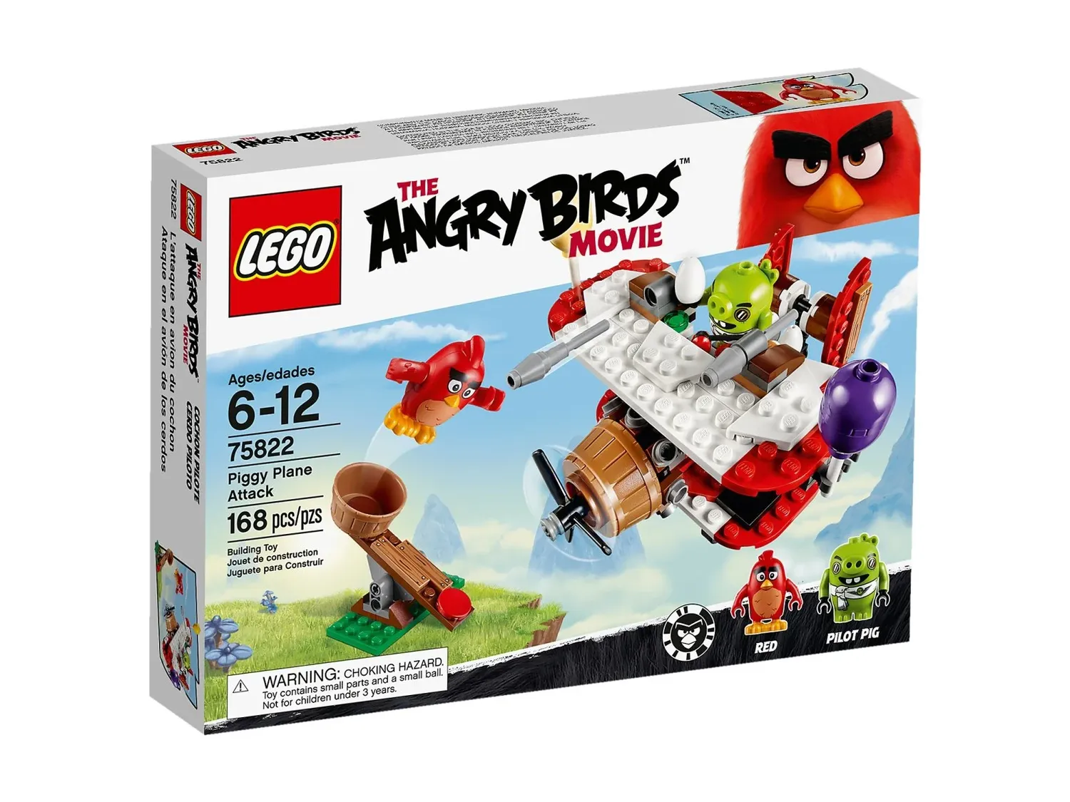 Конструктор LEGO AngryBirds 75822 166 дет. - фото 1