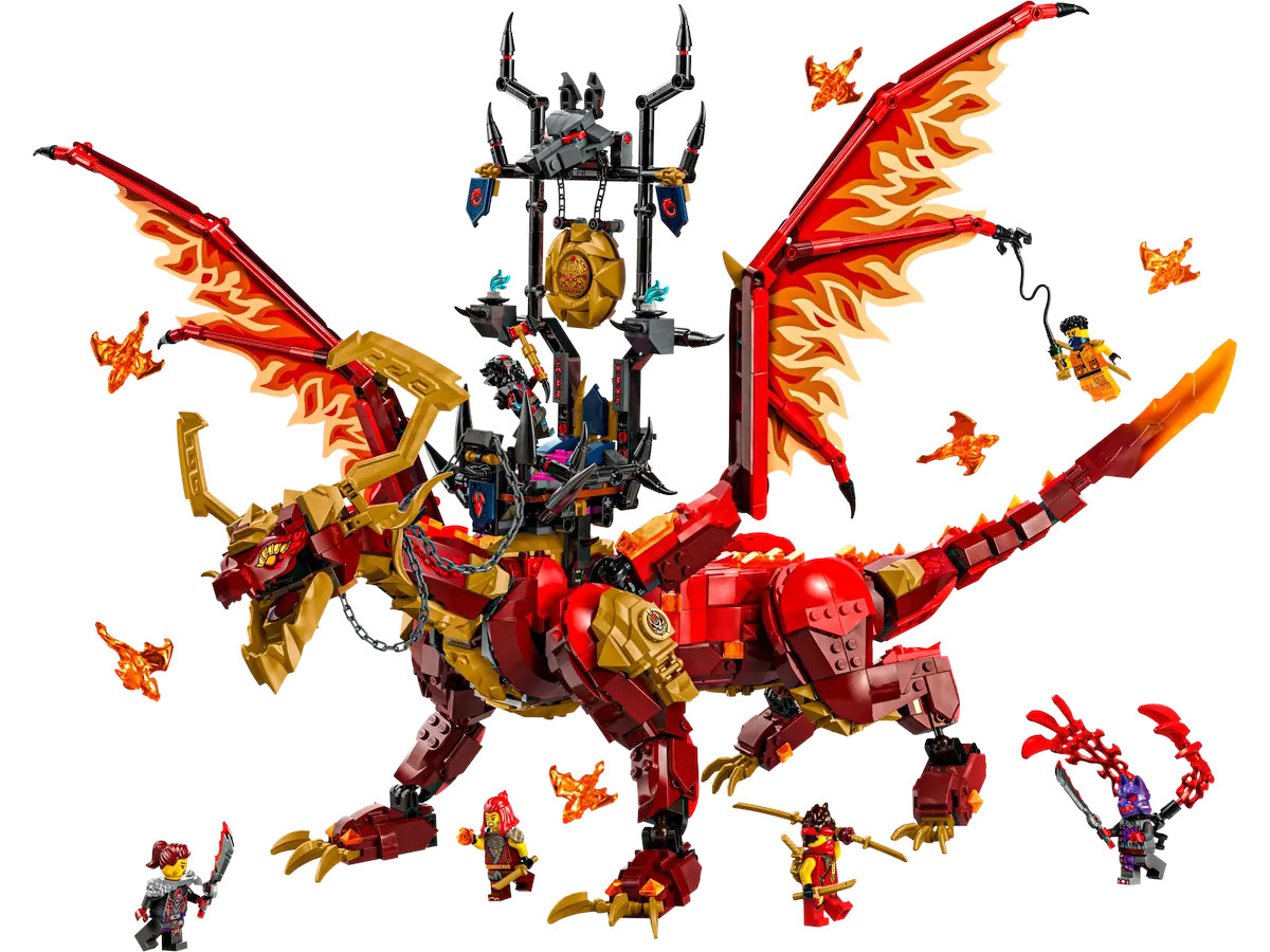 Конструктор LEGO NINJAGO Первородный дракон огня 1716 дет. - фото 2