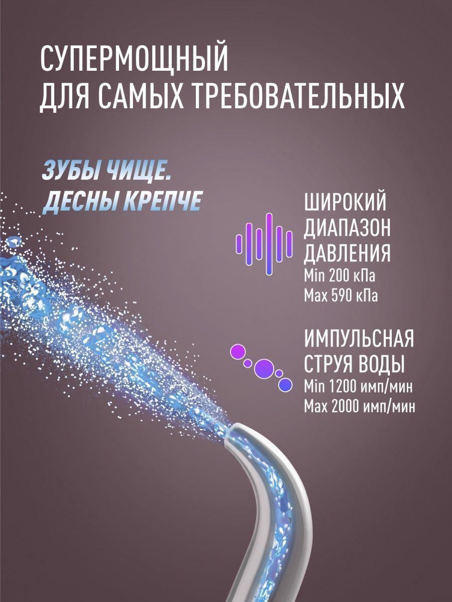 Ирригатор CS MEDICA импульсный 3 реж. - фото 7