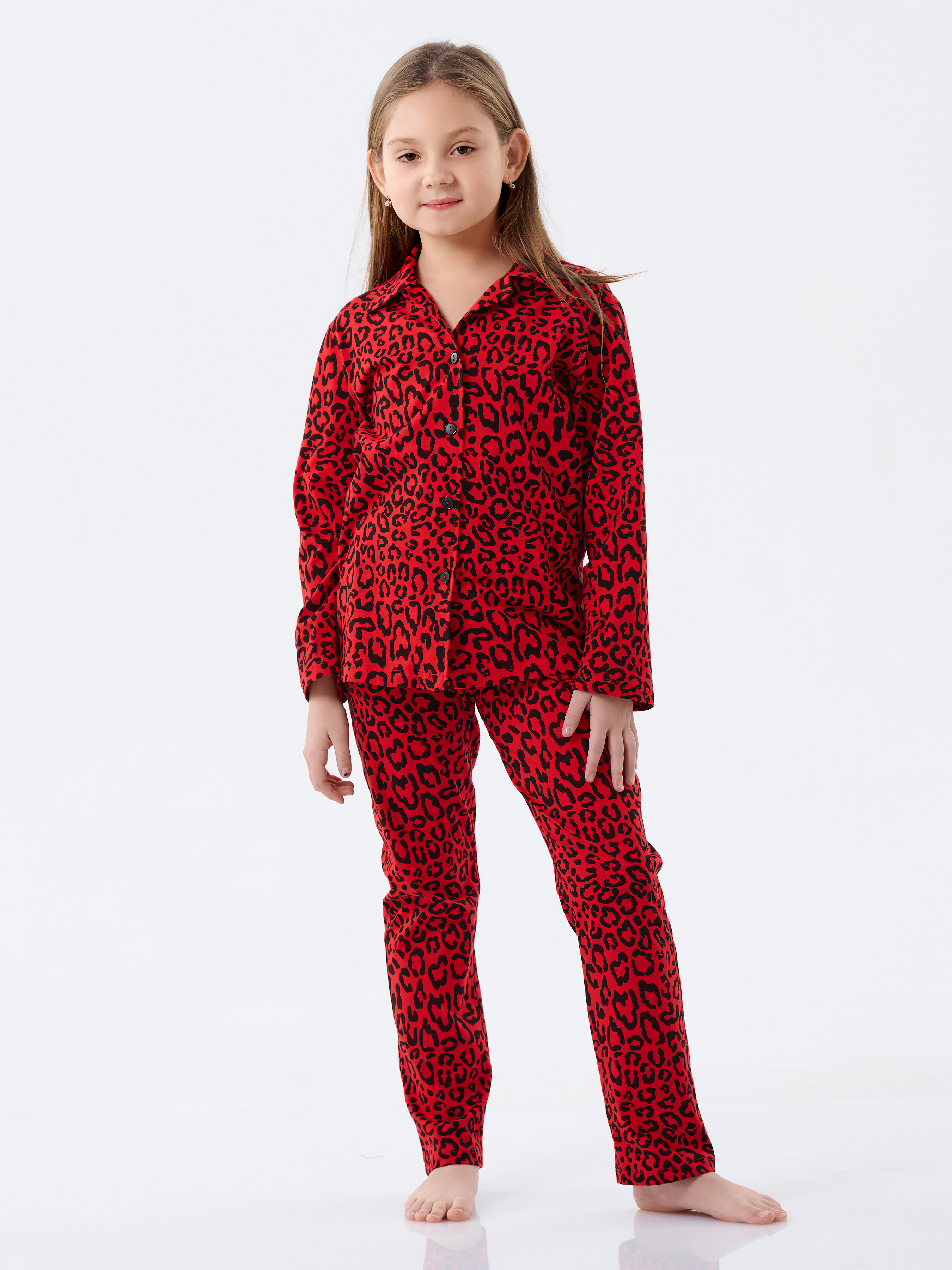 Пижама КрутышОк т-026 красный - фото 1