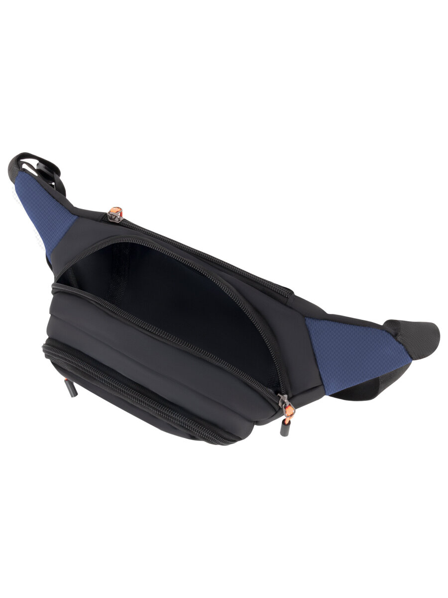 Сумка HEIKKI синий/оранжевый поясная - фото 6