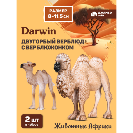 Фигурка DARWIN Двугорбый верблюд с малышом