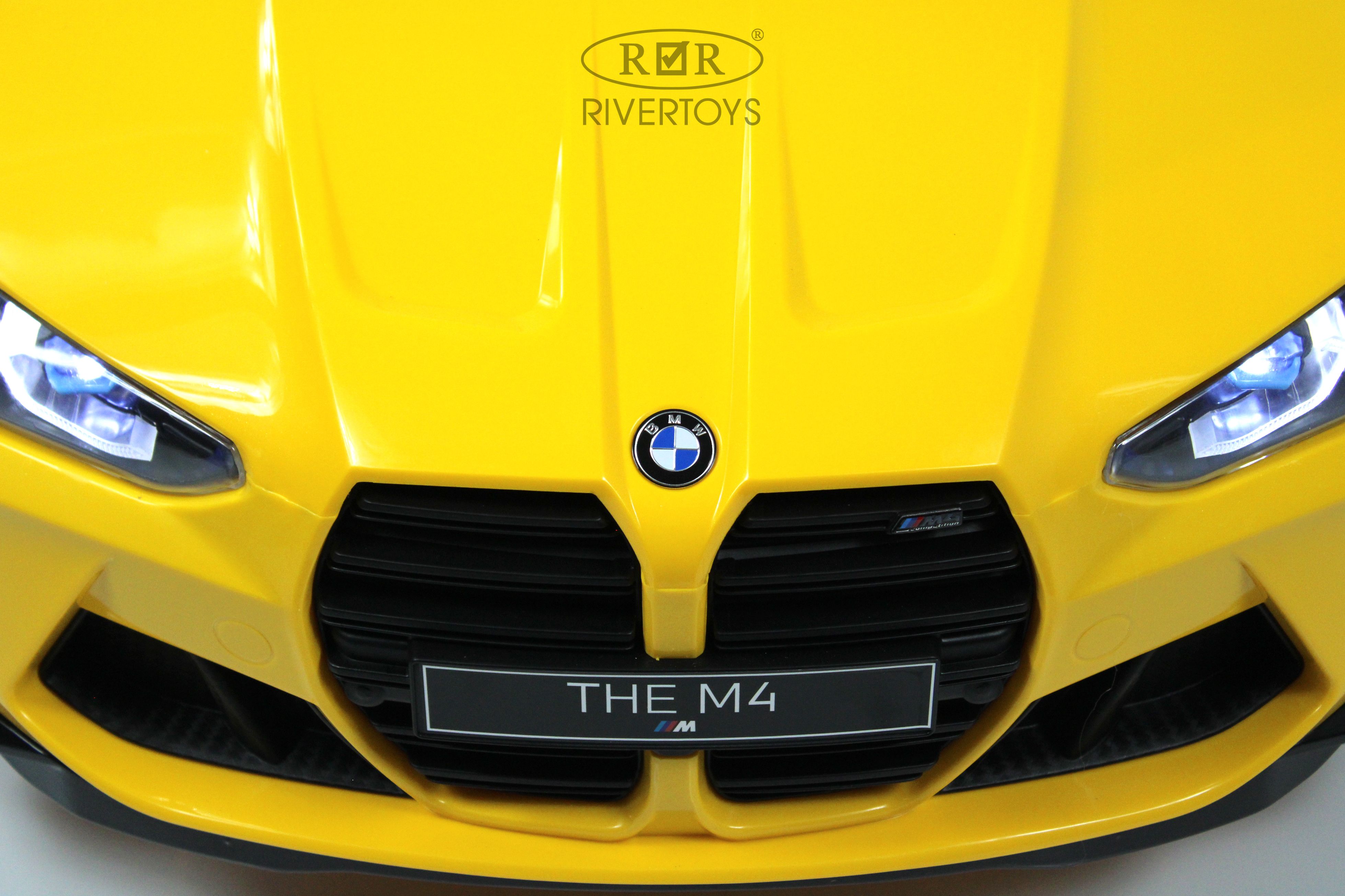 Электромобиль RIVERTOYS BMW A004AA-BMW-YELLOW С пультом ДУ - фото 21