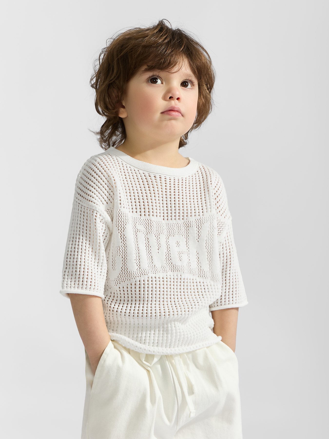 Футболка Happy Baby 88314-1_white - фото 1