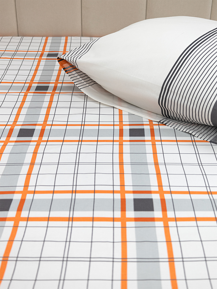 Комплект постельного белья BRAVO поплин Аранса двуспальный 4 предм. - фото 7