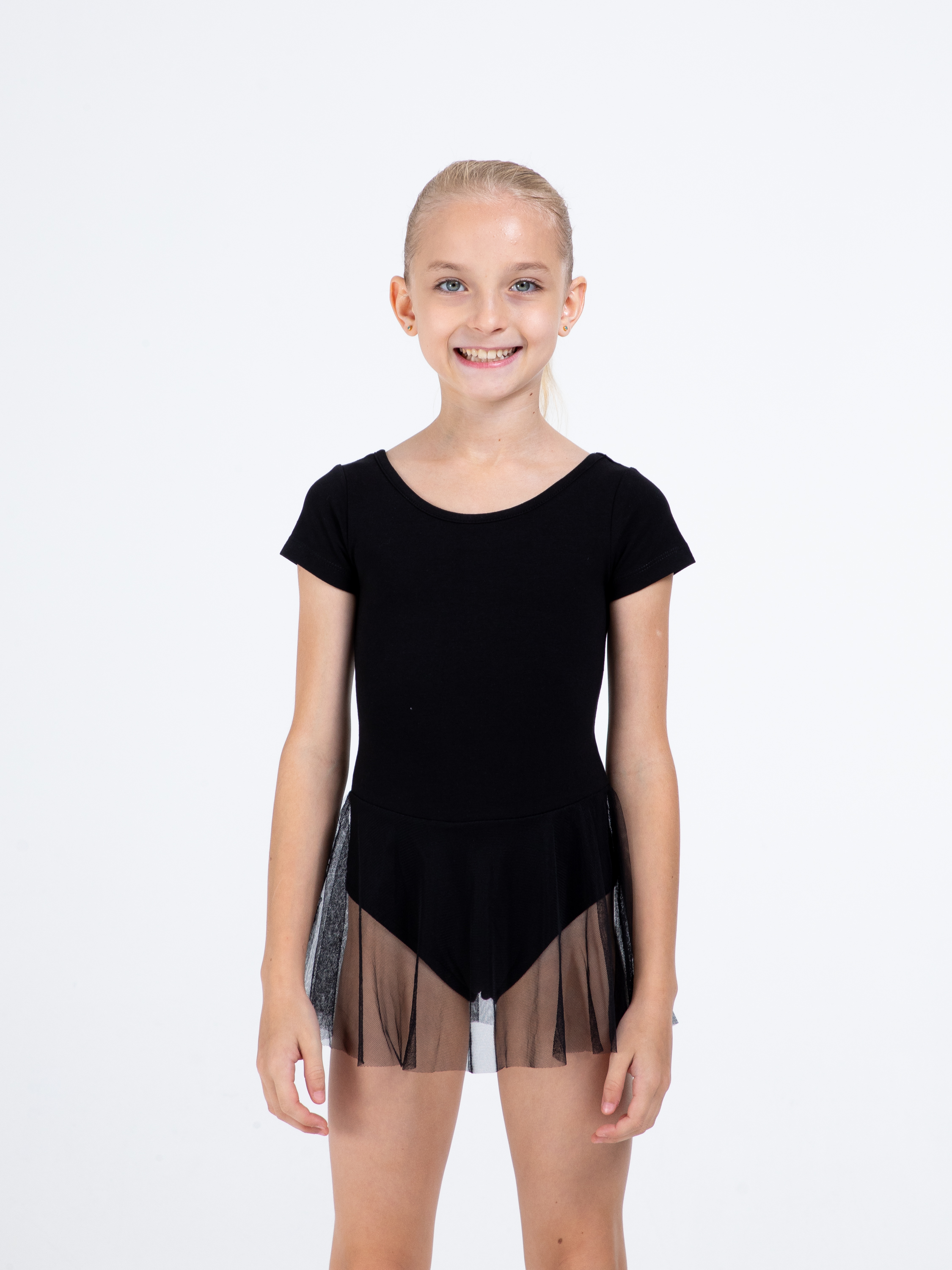 Купальник гимнастический STELLA MODA 26404._черный - фото 12