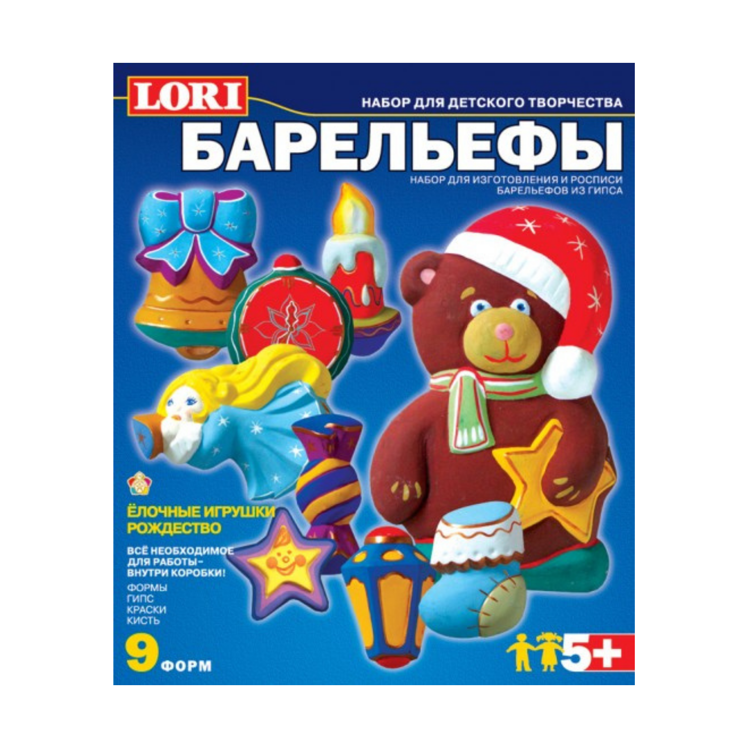 Набор для творчества LORI(колорит) Елочные игрушки Рождество - фото 1
