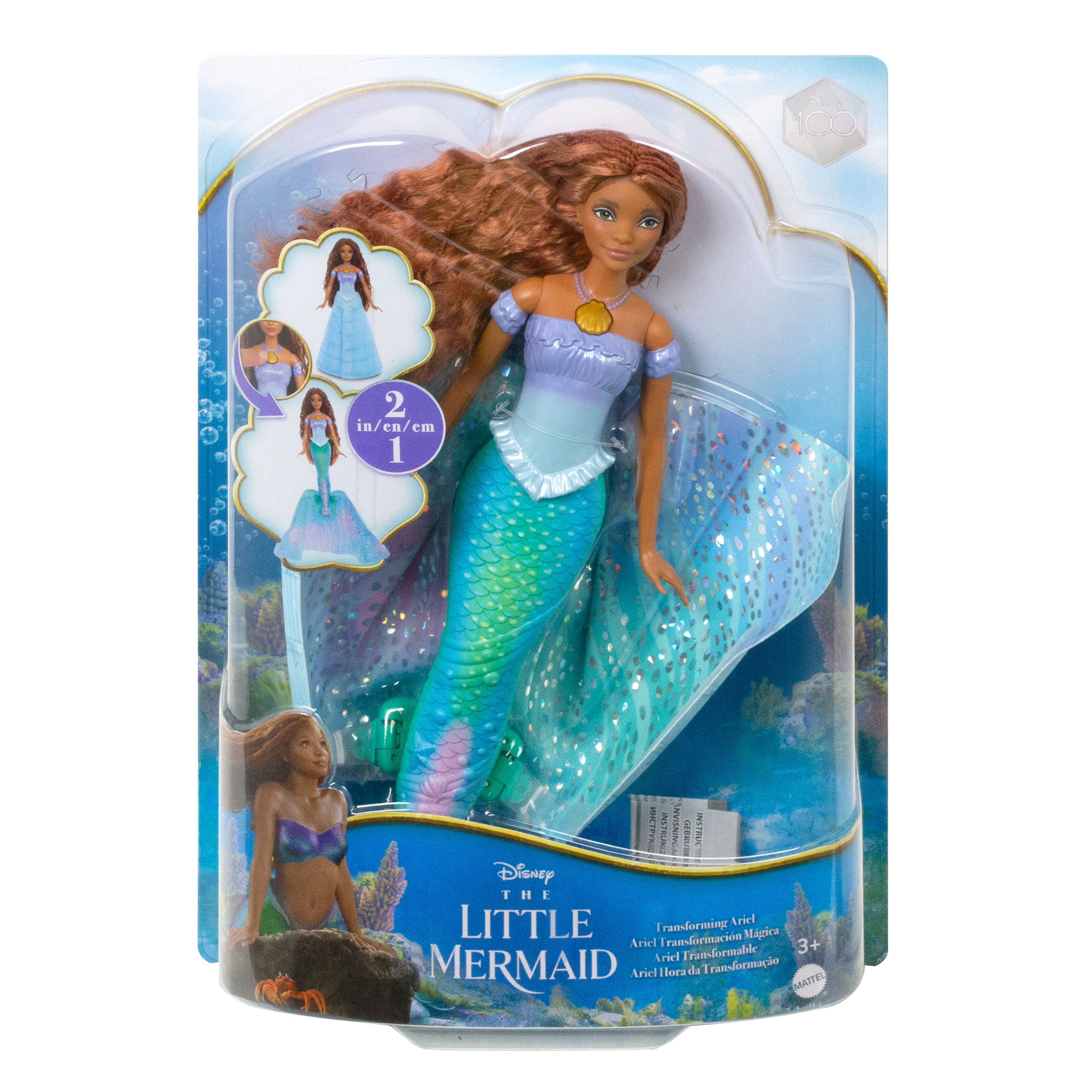 Кукла модельная Disney Princess Ариэль HLX13 - фото 7