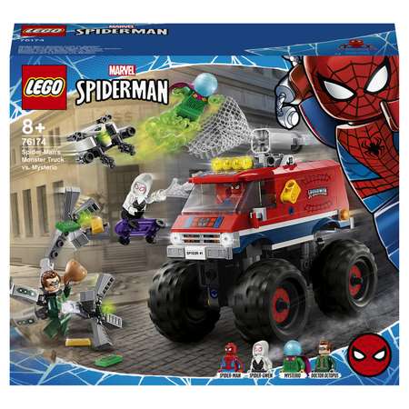 Конструктор LEGO Marvel Super Heroes Человека-Паук против Мистерио блочный
