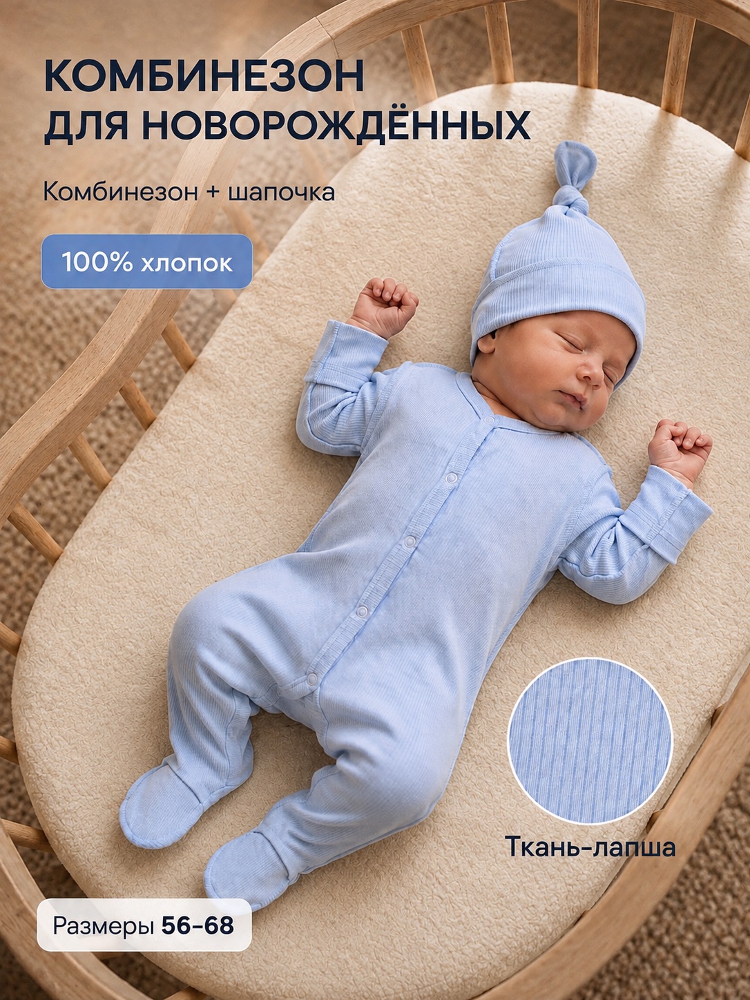 Комплект Milkymania 1095голубой - фото 10