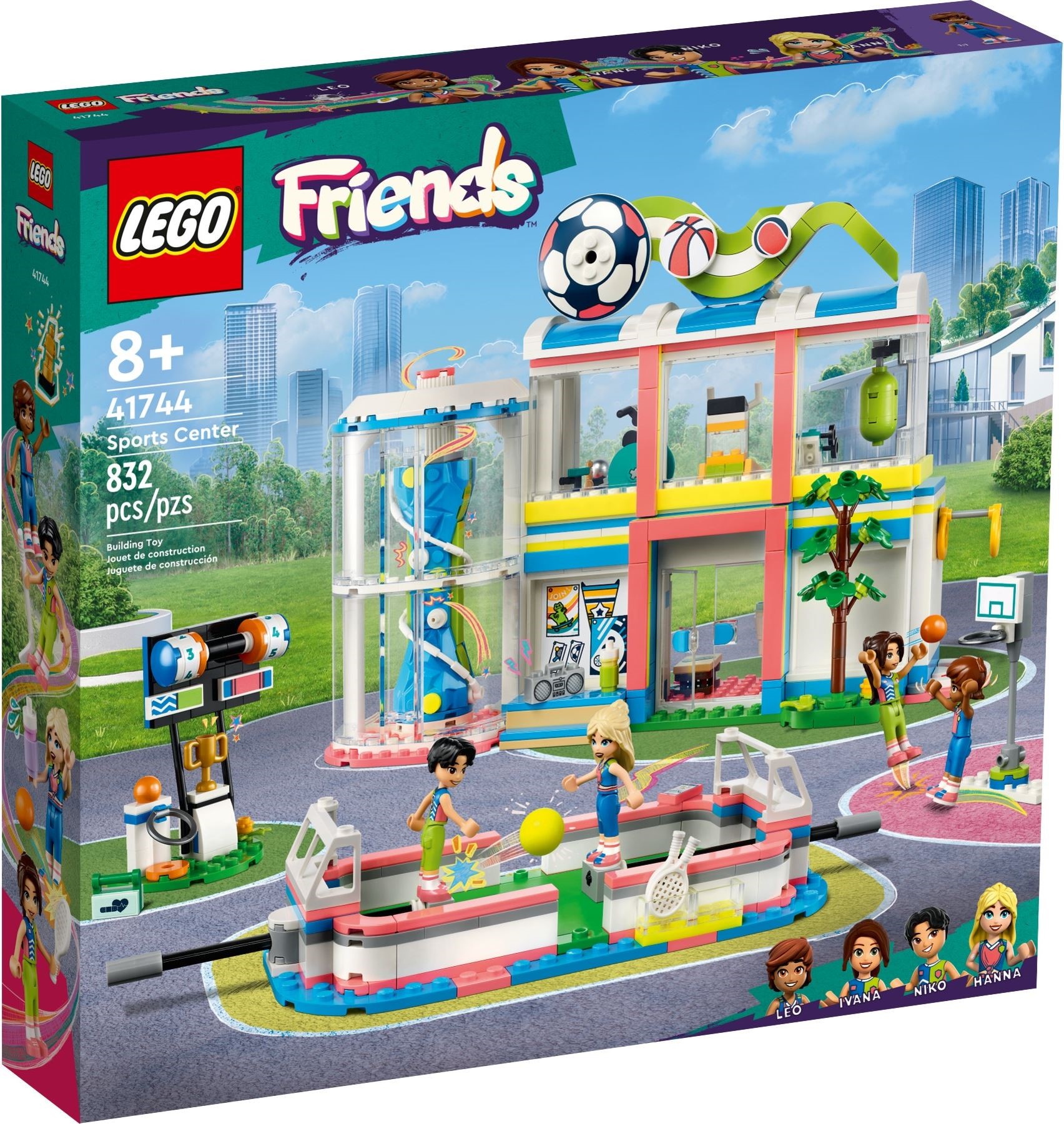 Изображение товара Конструктор LEGO Friends Спортивный центр 41744 203 детали для творчества и спортивных игр