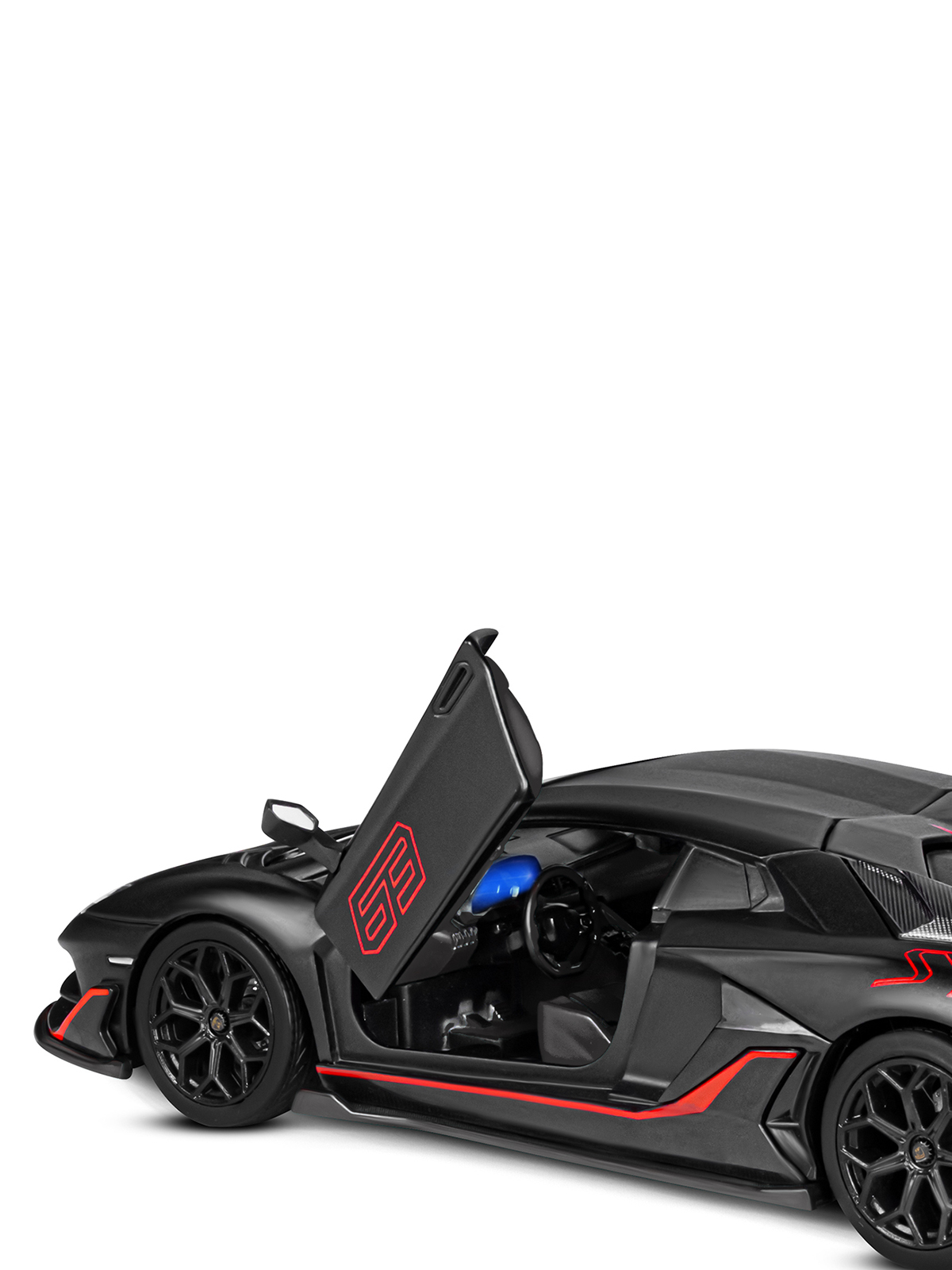 Автомобиль АВТОпанорама Lamborghini Aventador SVJ 1:24 JB1251511 - фото 22