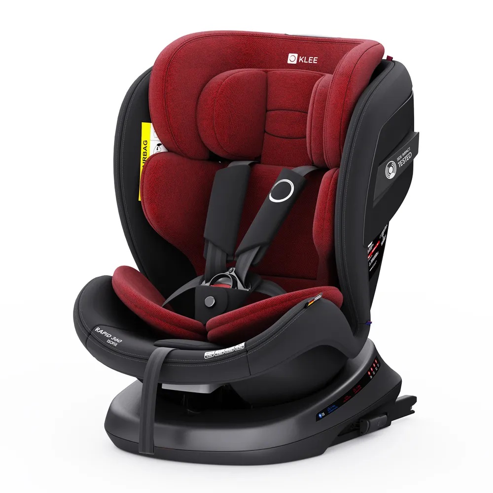 Автокресло KLEE Rapid 360 Fix Isofix 0+/1/2/3 (0-36 кг) красный - фото 3