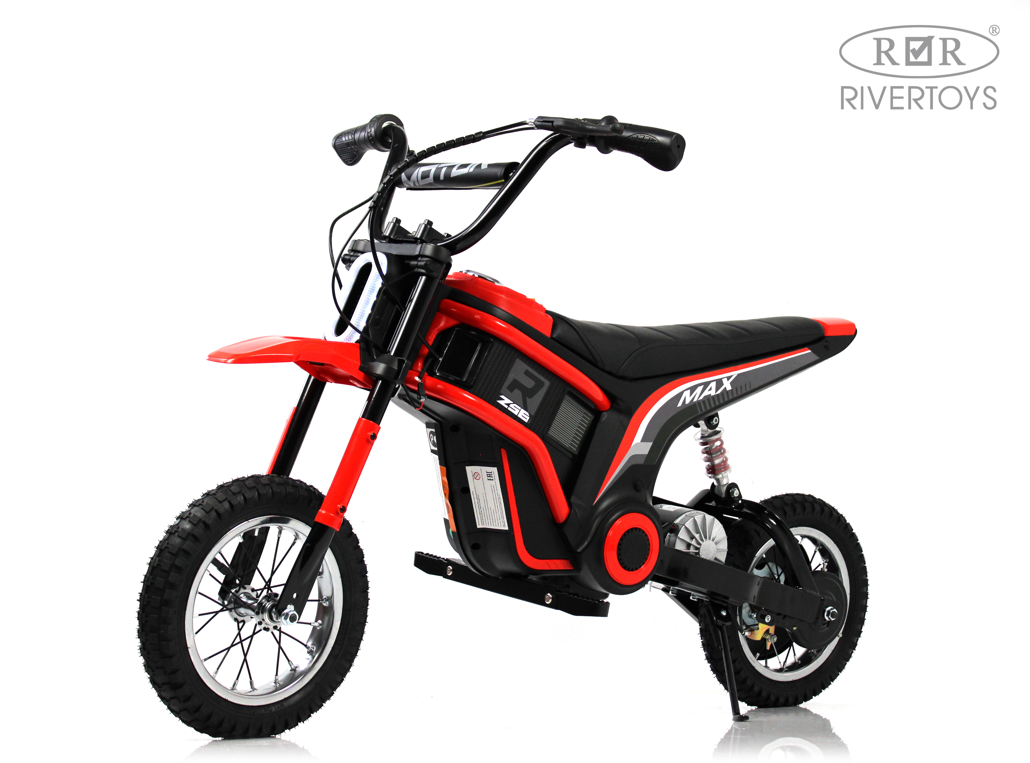 Электромотоцикл RIVERTOYS A005AA-MOTO-RED - фото 23
