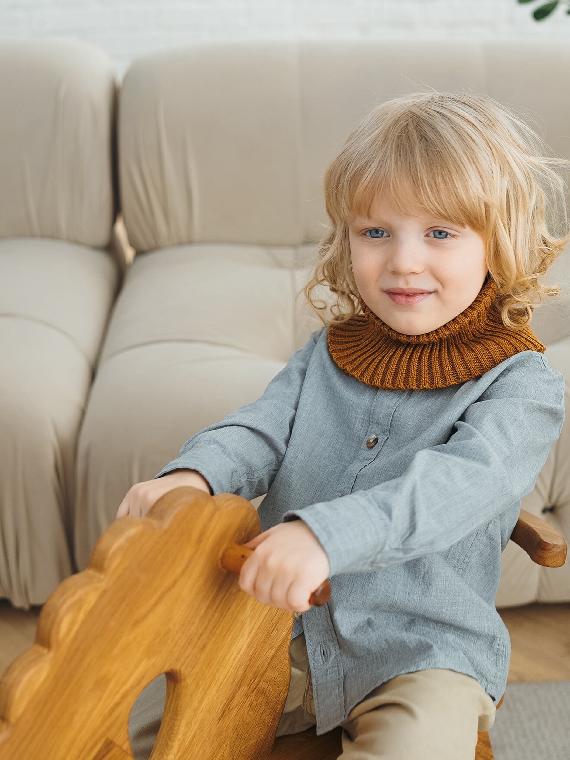 Шарф-снуд Starkoff Kids Д400818 - фото 2