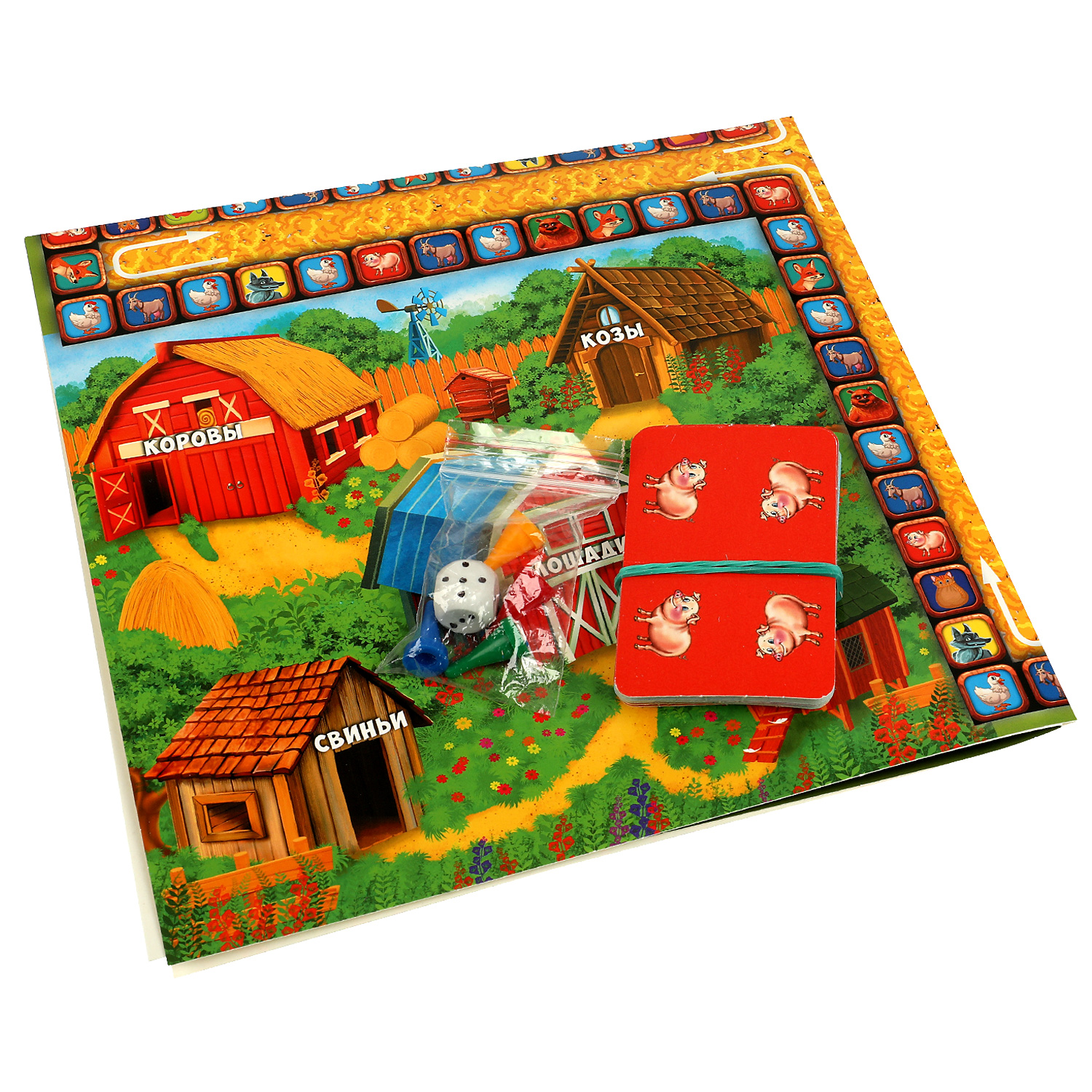 Настольная игра Умные игры Весёлая ферма - фото 2