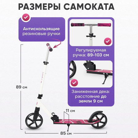 Самокат Рыжий кот двухколесный