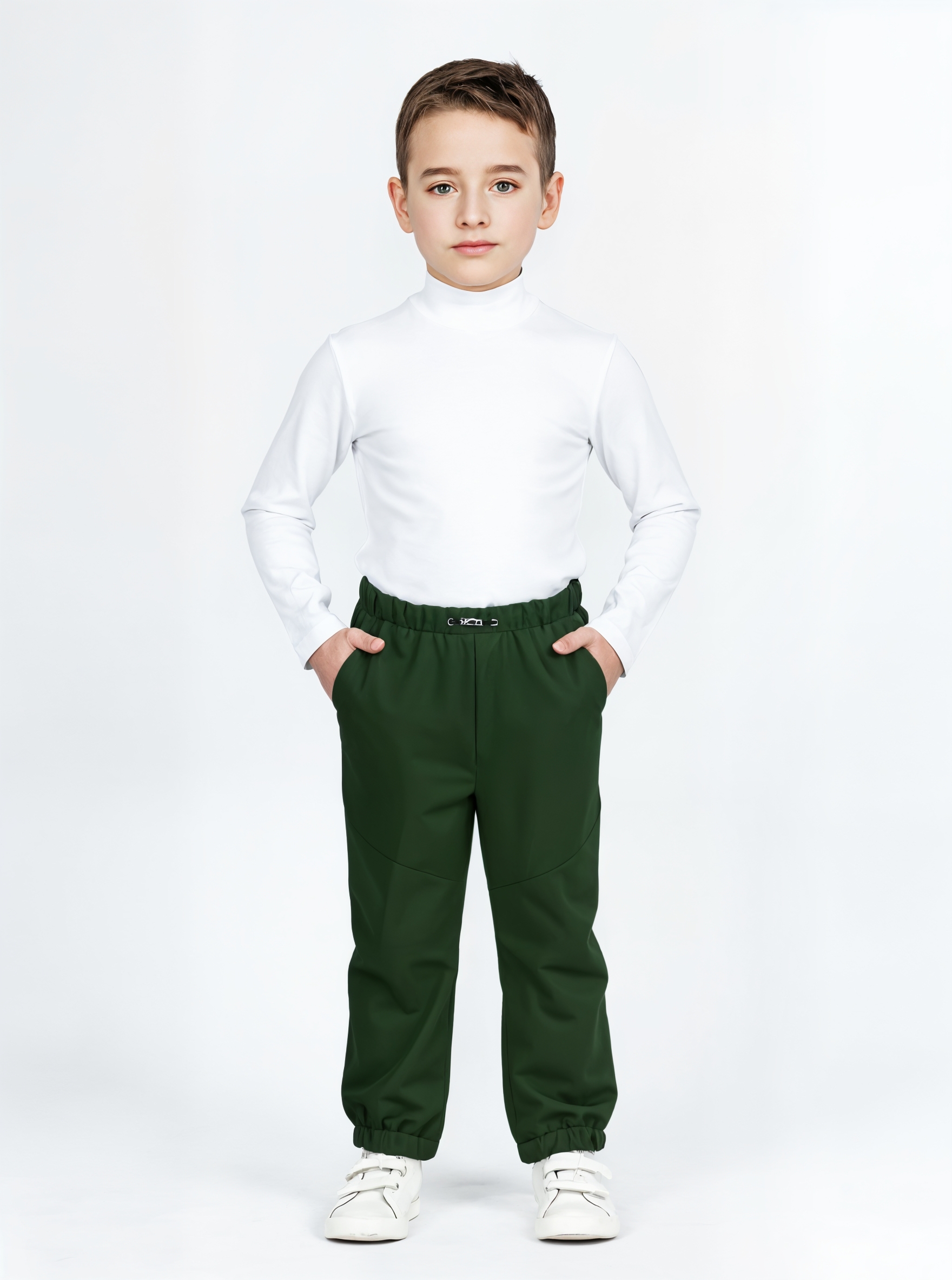 Брюки KiMMi Baby кб-150810-034 хаки - фото 1