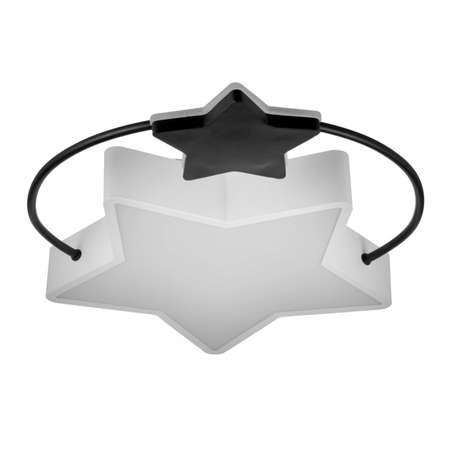 Люстра BayerLux 1717/2 LED 80Вт 3000-6000К диммер черно-белый