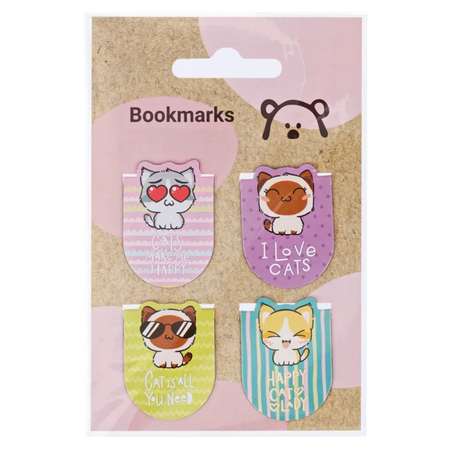 Магнитная закладка Meshu 4 шт.