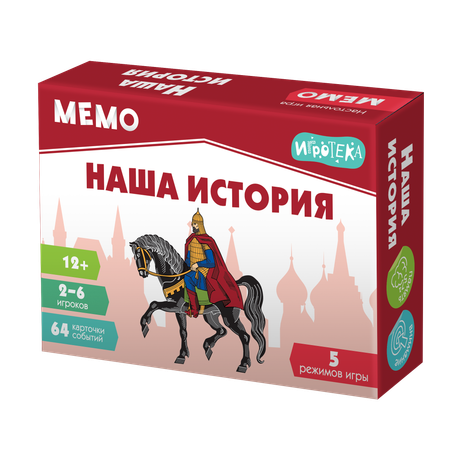Настольная игра Игротека Мемо. Наша история.