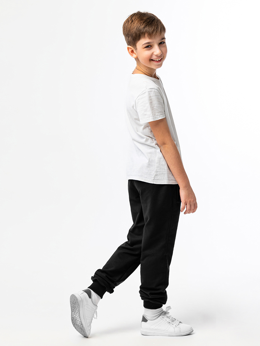 Брюки спортивные RODOS М-238/черный_васильковый - фото 7