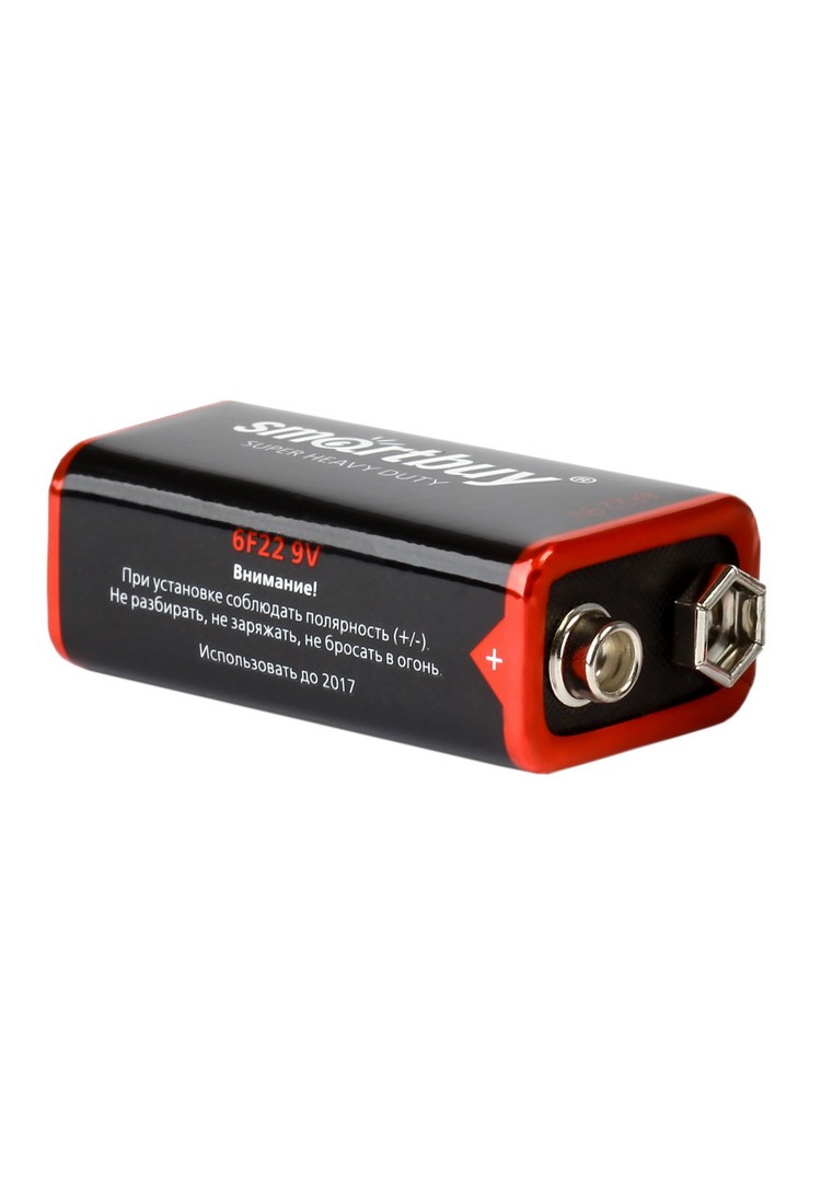 Элемент питания Smartbuy 6F22 Крона 9V - 1 шт. - фото 2