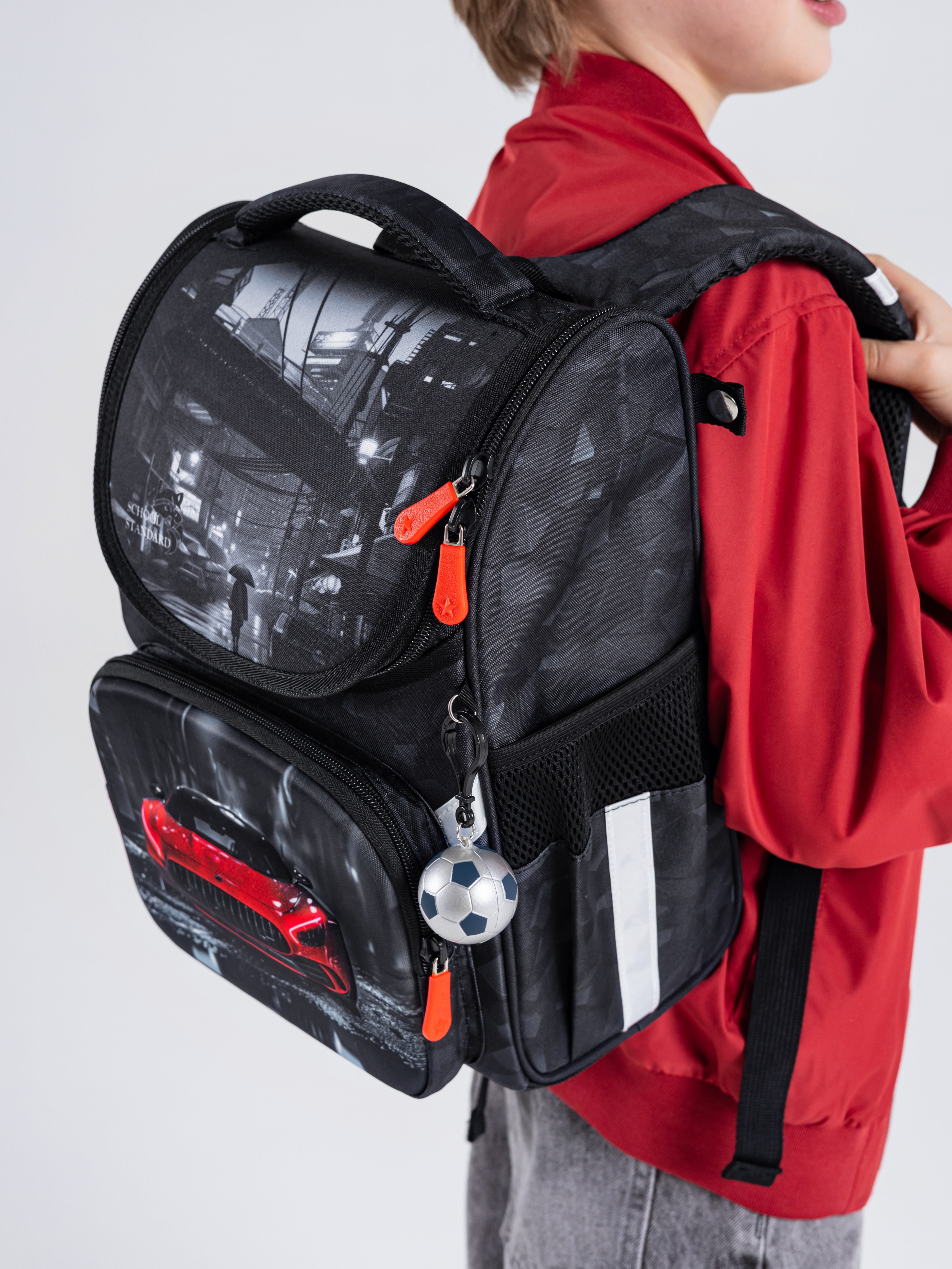 Ранец School Standard мальчика первоклассника 4 в 1 - фото 3