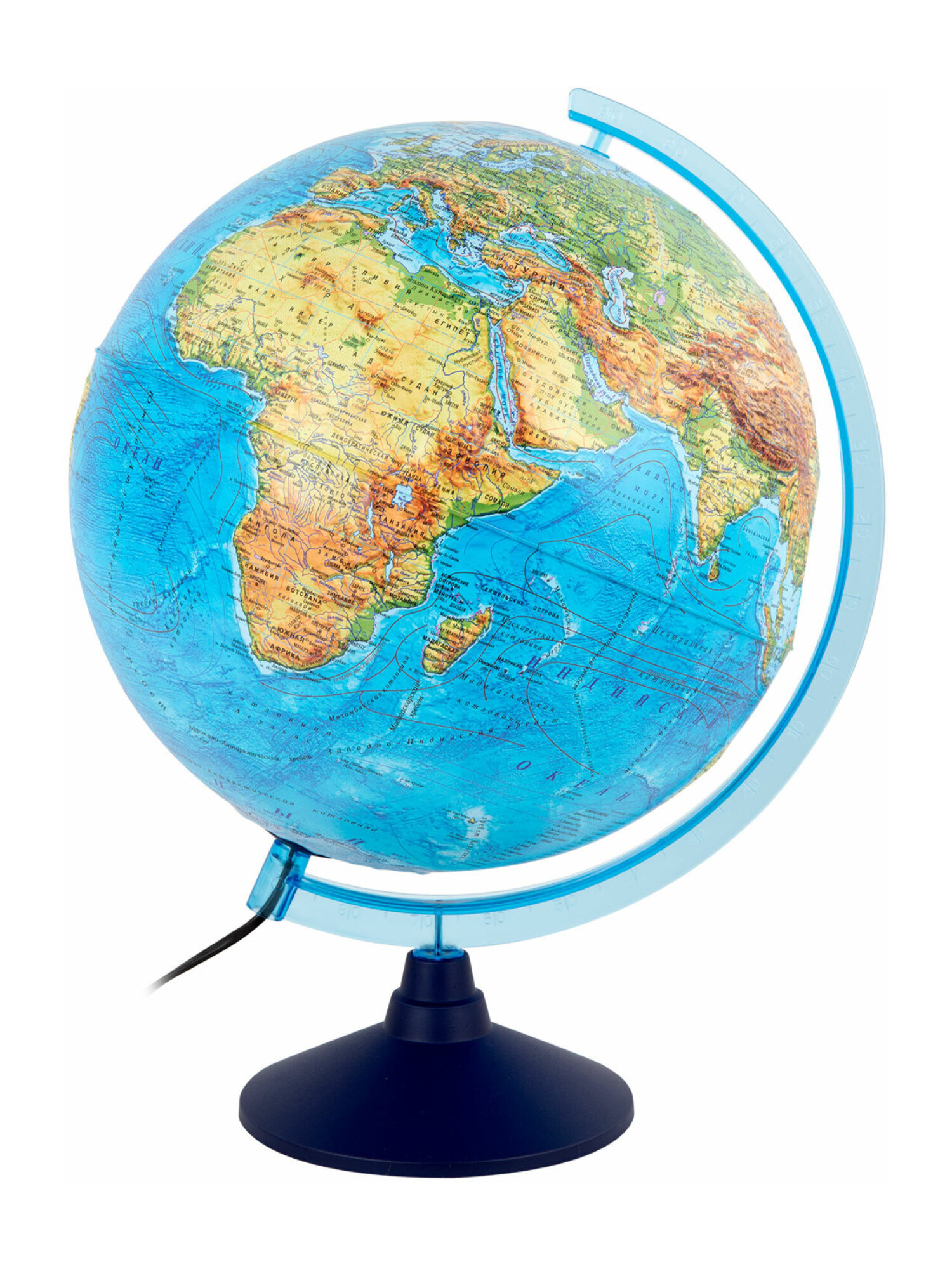 Глобус Globen интерактивный физический политический с подсветкой и VR очками 32 см - фото 15