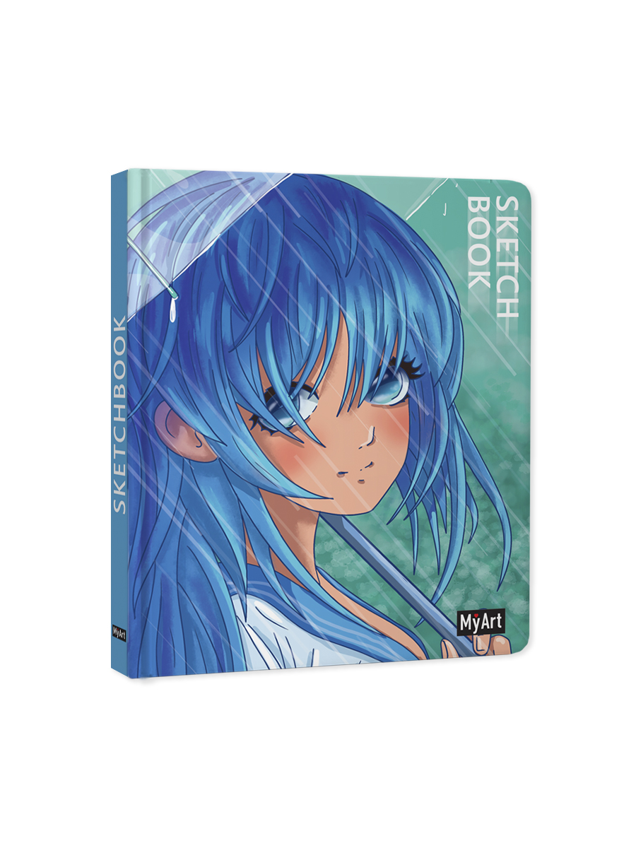 Скетчбук Проф-Пресс большой Аниме А4 64 лист. 1 шт. - фото 6