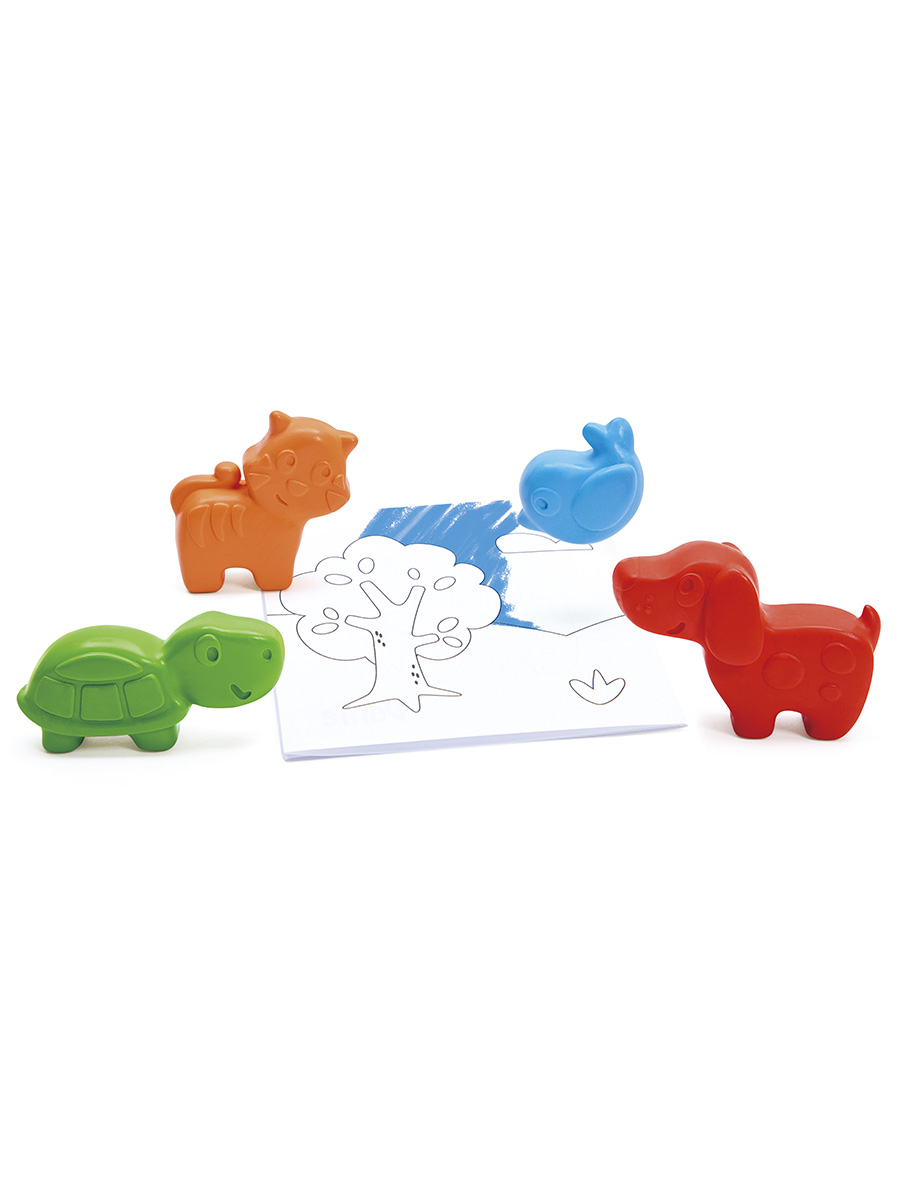 Восковые мелки Hape 4 шт. - фото 2