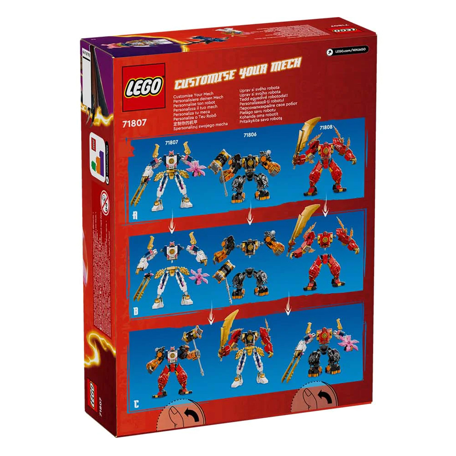 Конструктор LEGO NINJAGO Робот Соры - фото 10