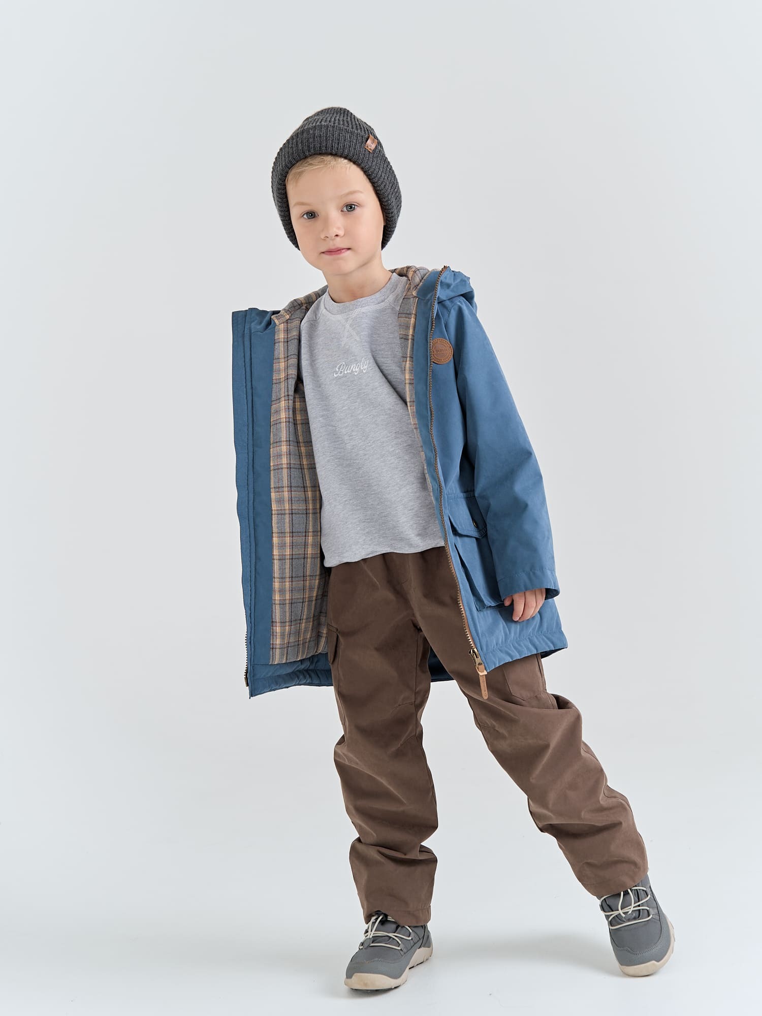 Парка BUNGLY 1R7510/Деним - фото 3