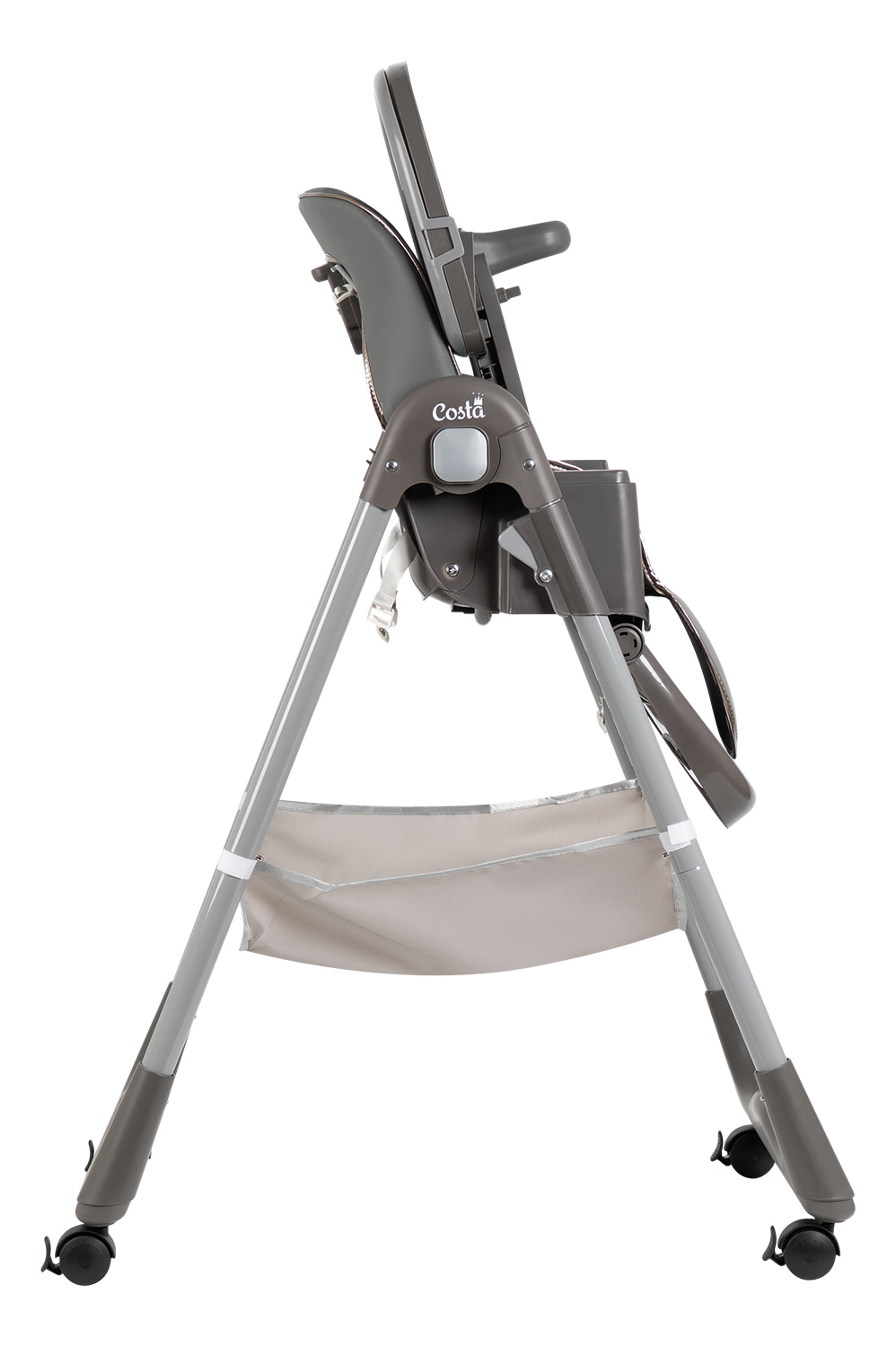 Стульчик для кормления Costa Adelia серый - фото 9