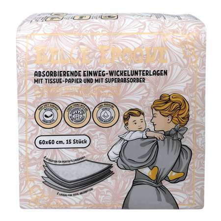 Пелёнки одноразовые Belle Epoque 60х60 см 15 шт.