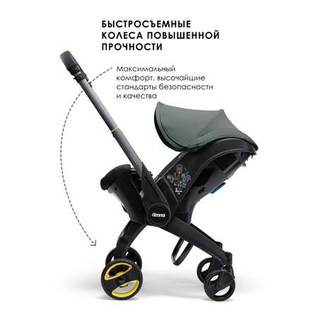 Автокресло Doona i, цвет: Forest Grey Isofix 0 (0 -13 кг)