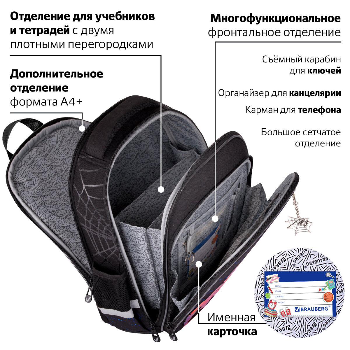 Рюкзак Brauberg - фото 11