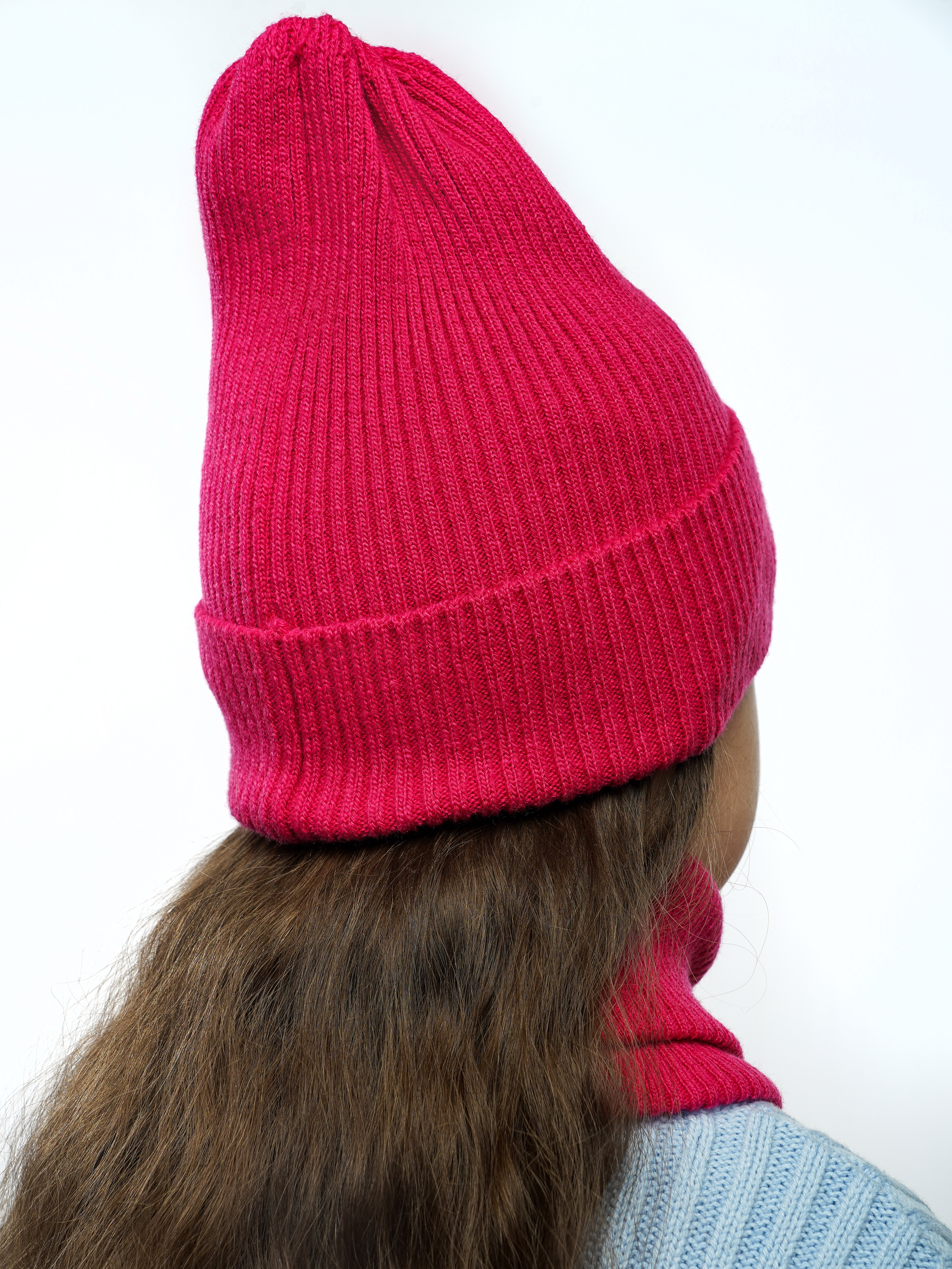 Шапка и снуд ПриКиндер U-Sp234140 Цвет: Фуксия - фото 8