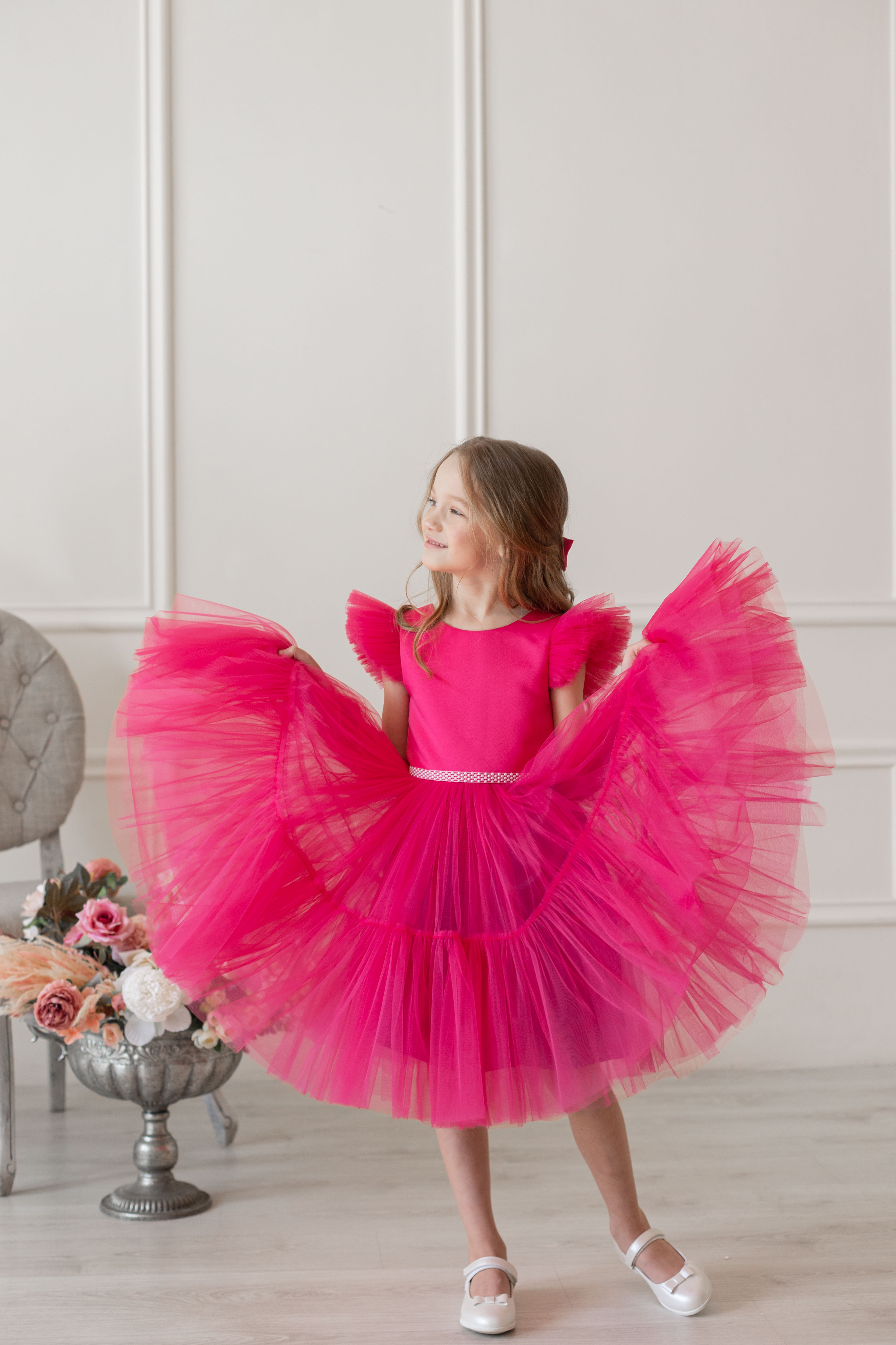 Платье LELUkids 0118.33.42/фуксия - фото 8