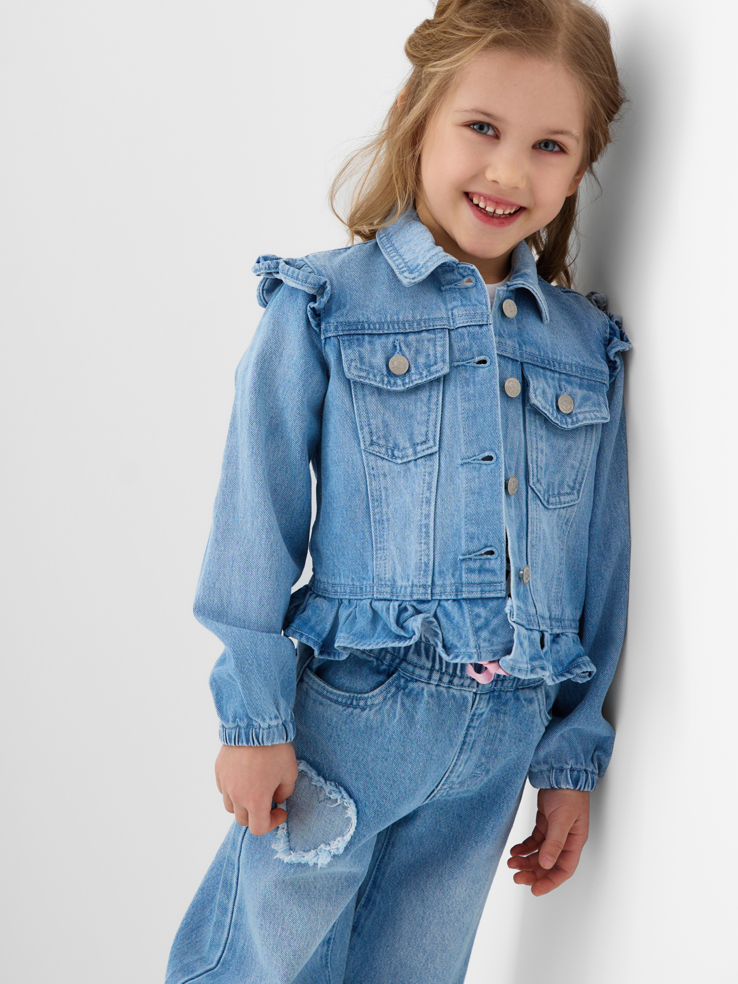 Куртка джинсовая PlayToday 12622001 - фото 1