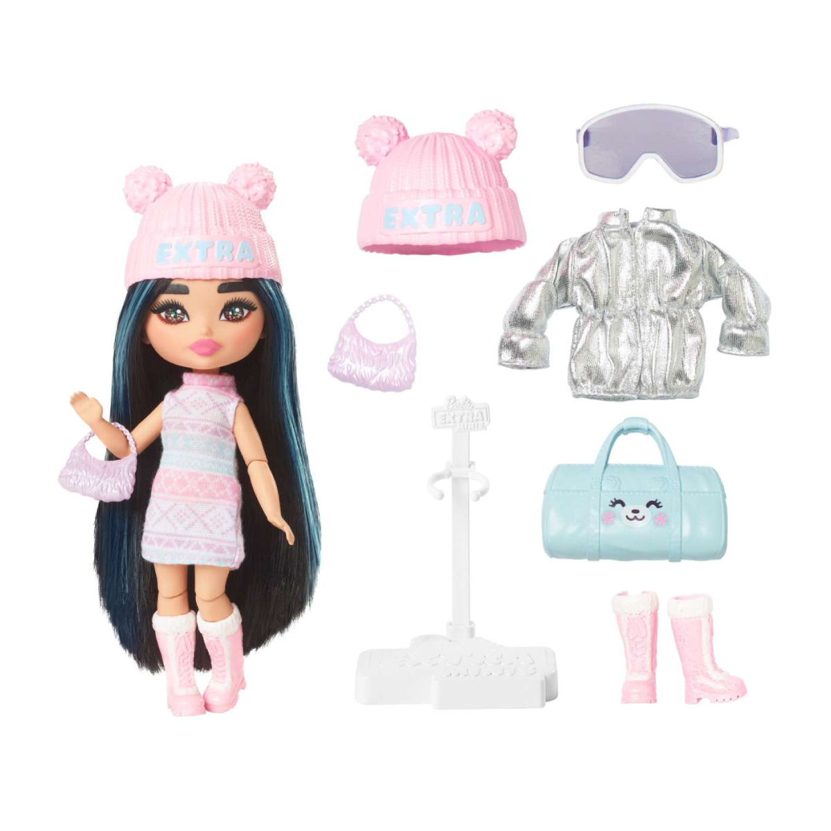 Кукла мини Barbie Extra Fly Minis Snow HPB20 - фото 3