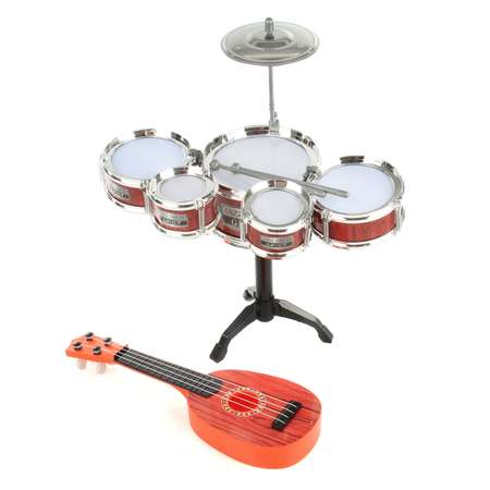 Игрушка музыкальная Veld Co барабаны, гитара